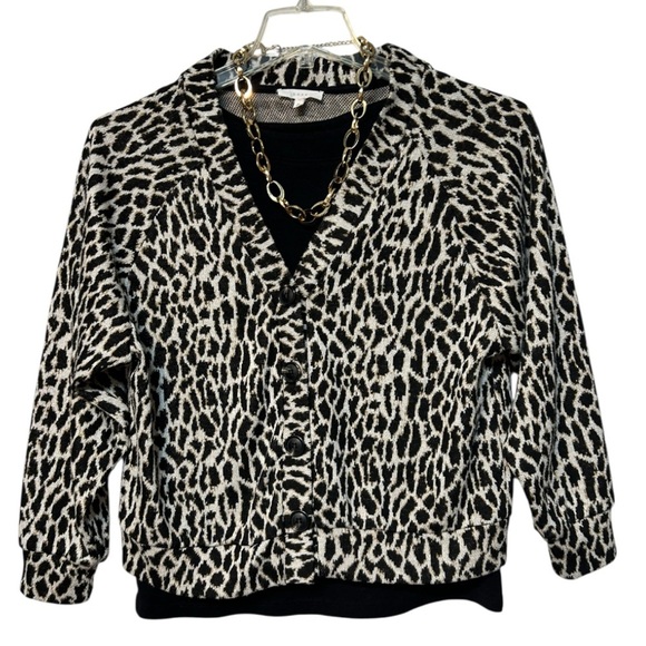 Lush ultra soft leopard print cardigan - Picture 5 of 11